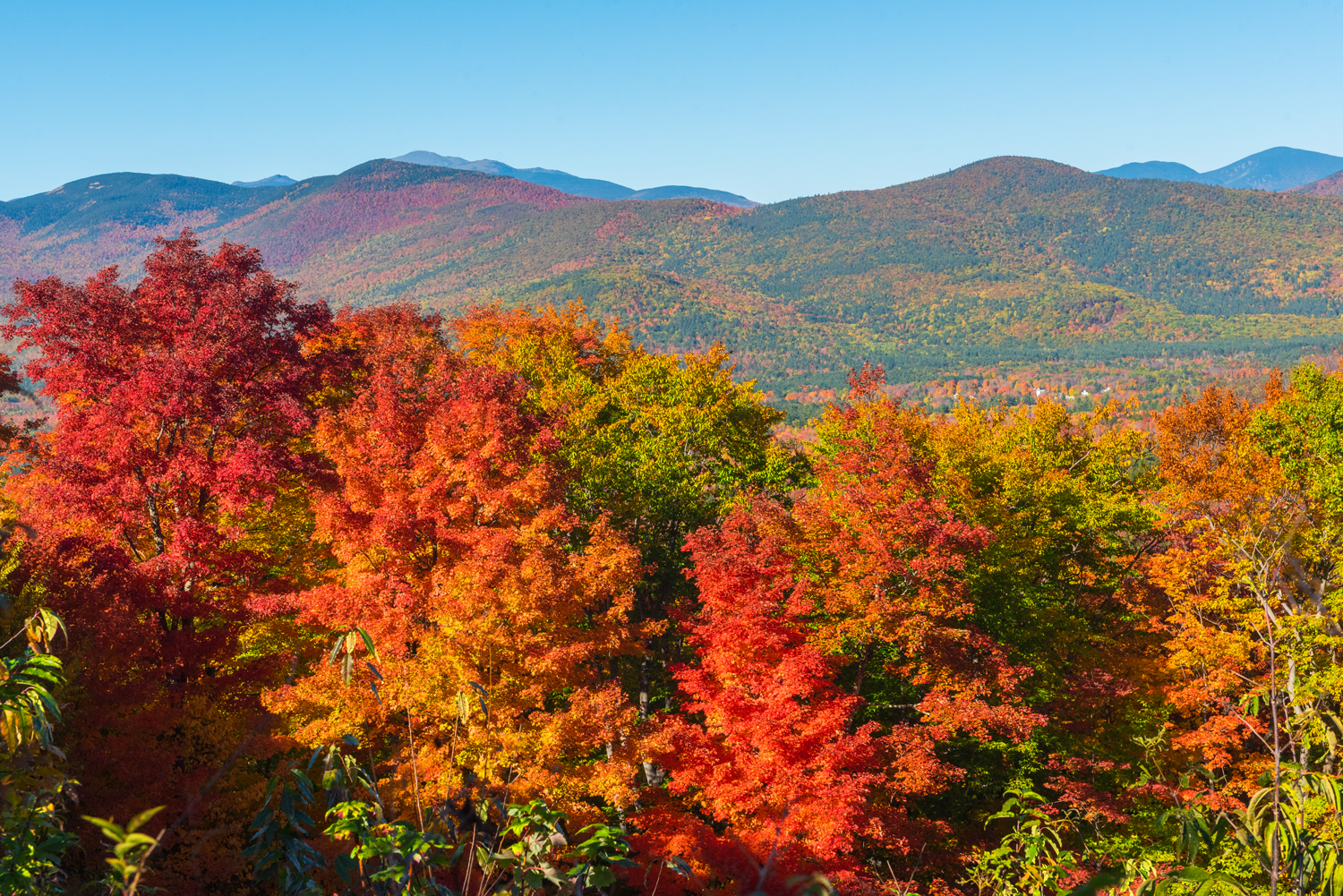 Appalachian mountains in the fall