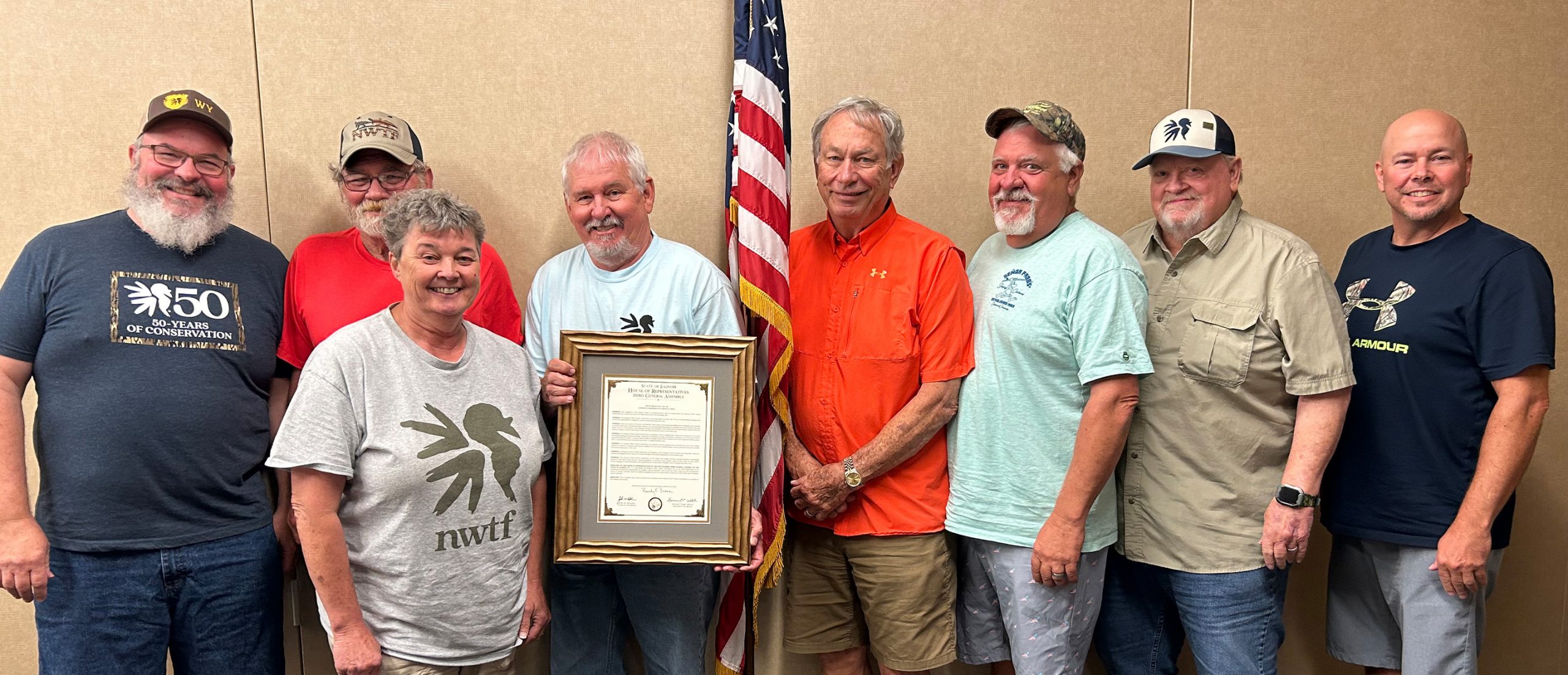 Illinois House of Representatives Honors NWTF for 50 Years The