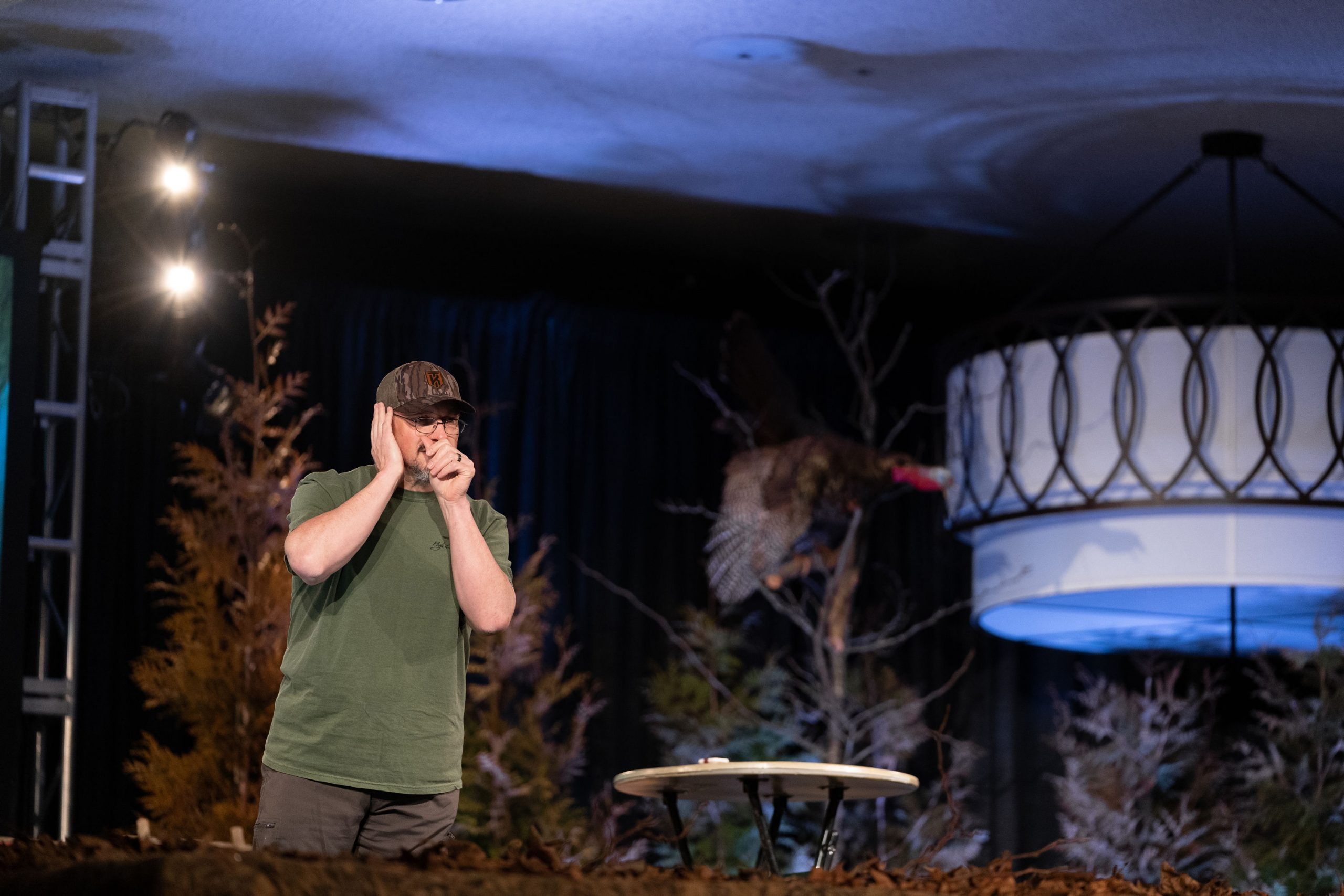 Matt Van Cise during his senior finals runs