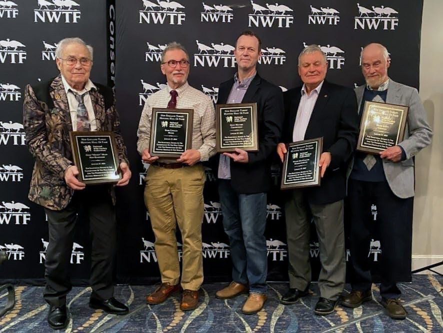 5 inductees of the New England Turkey Hunting Hall of Fame