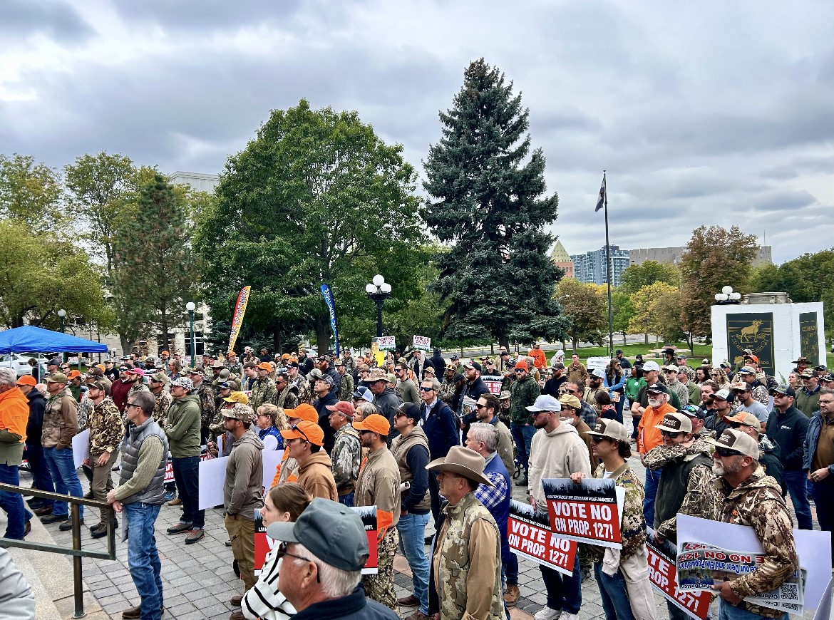 Hunting Rallies Hunters and Science-Based Wildlife Managers Rally to Defeat Proposition ...