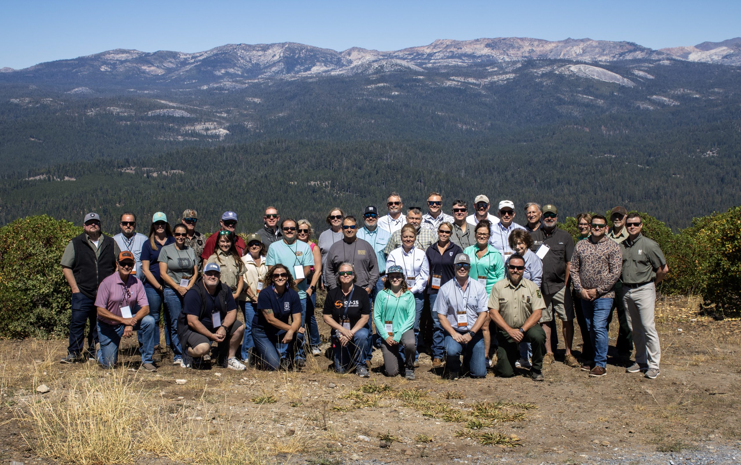 Group photo of the board of directors and staff
