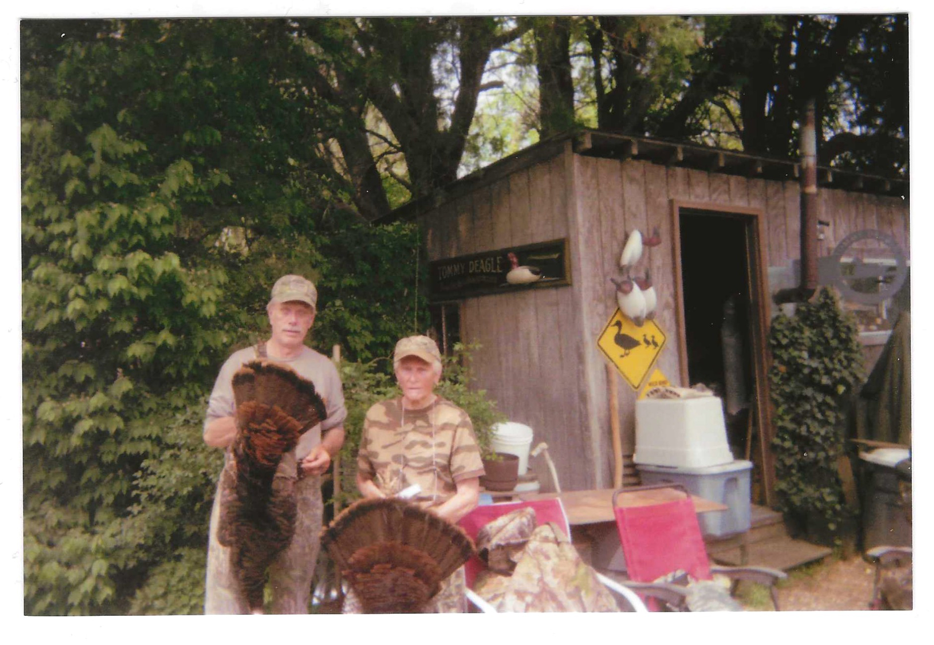 Vicky & Tommy Deagle after a successful turkey hunt.